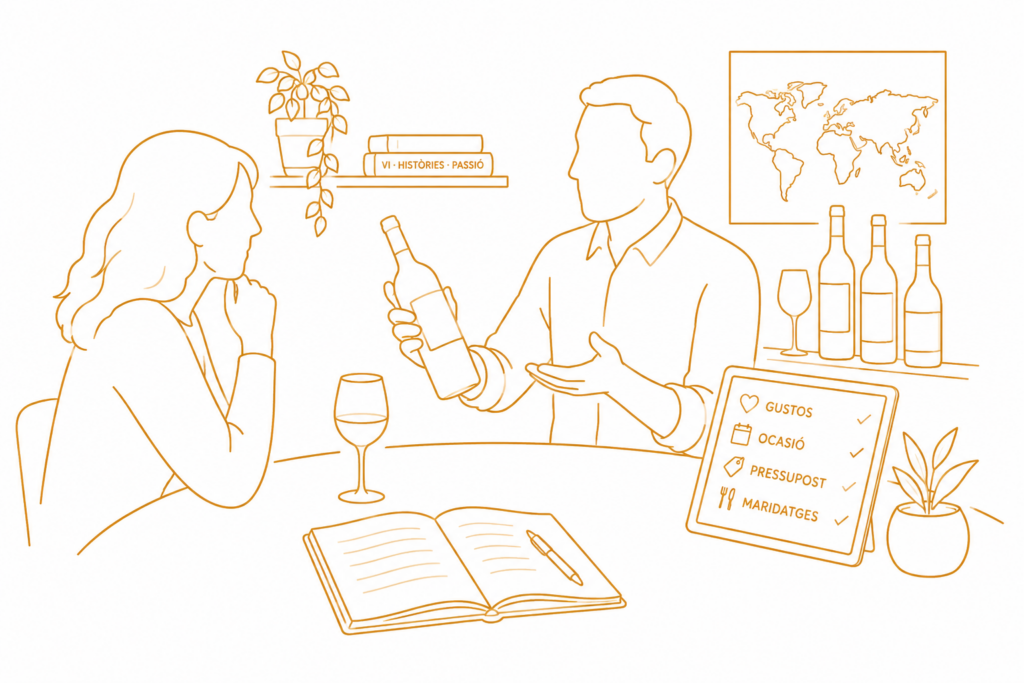 Assessorament de vins personalitzat Assessorament de vins personalitzat